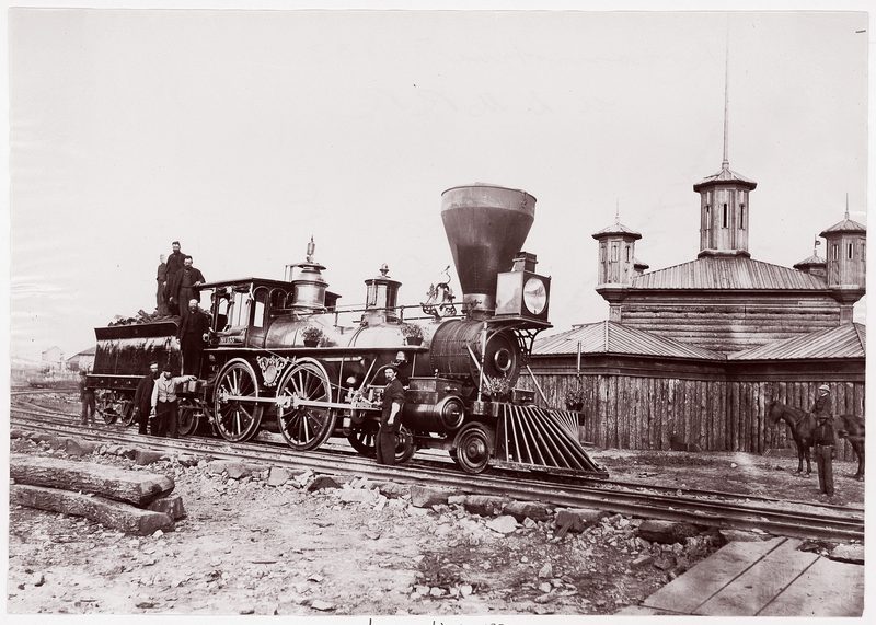 1861-65 年美国军用铁路 133 号机车