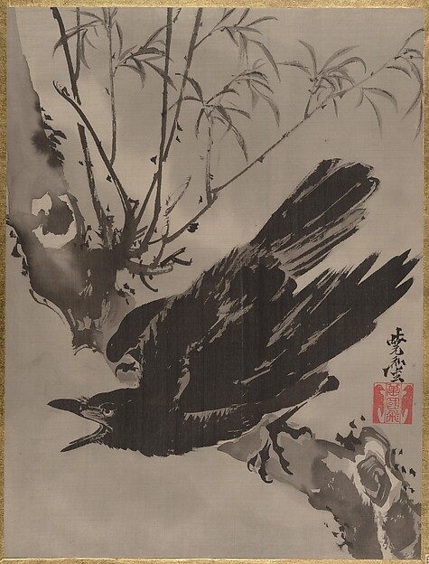 晓斋《栖枝鸦》——《群鸟》的不祥之影