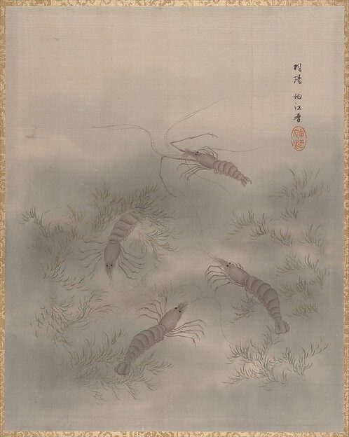 东亚水墨画虾——齐白石最负盛名的题材